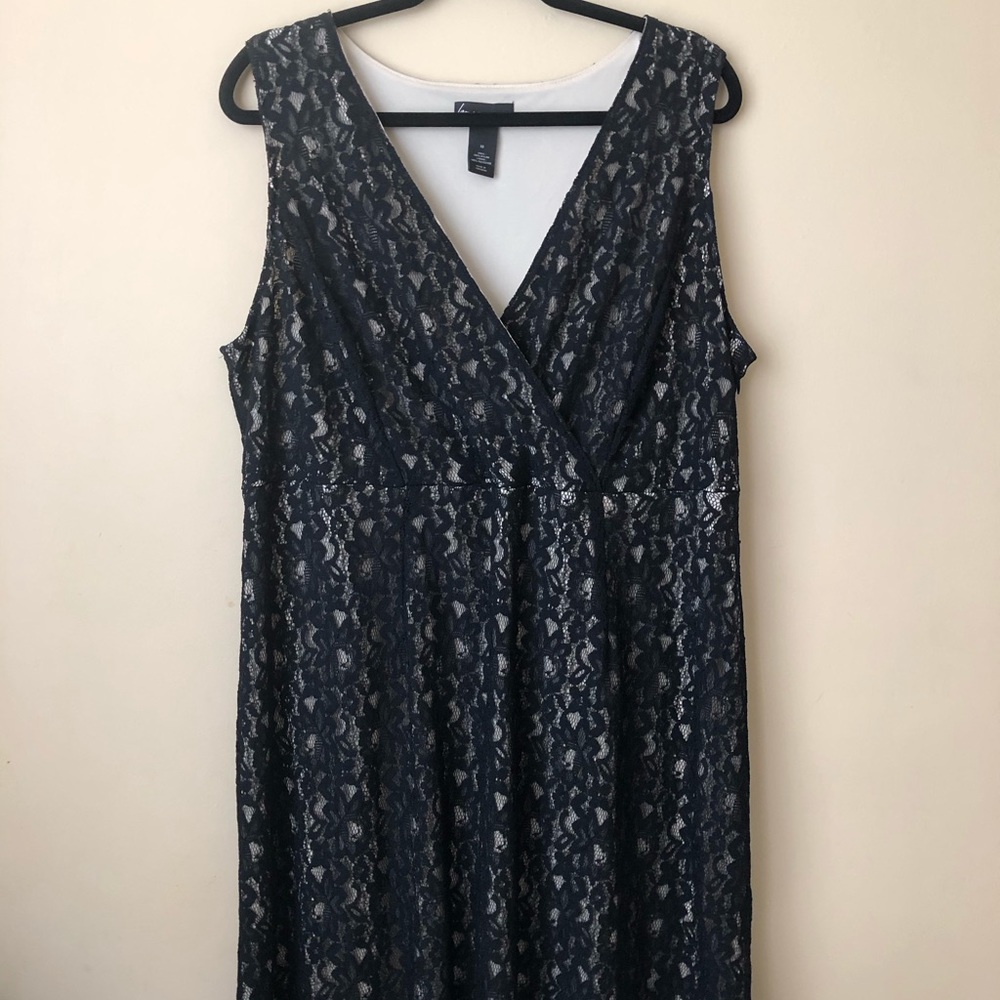 Lane Bryant Black Lace Dress
